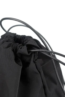 Hot amiacalva Gabardine Drawstring Bag - Black