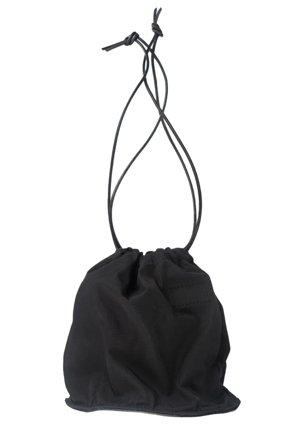 Hot amiacalva Gabardine Drawstring Bag - Black