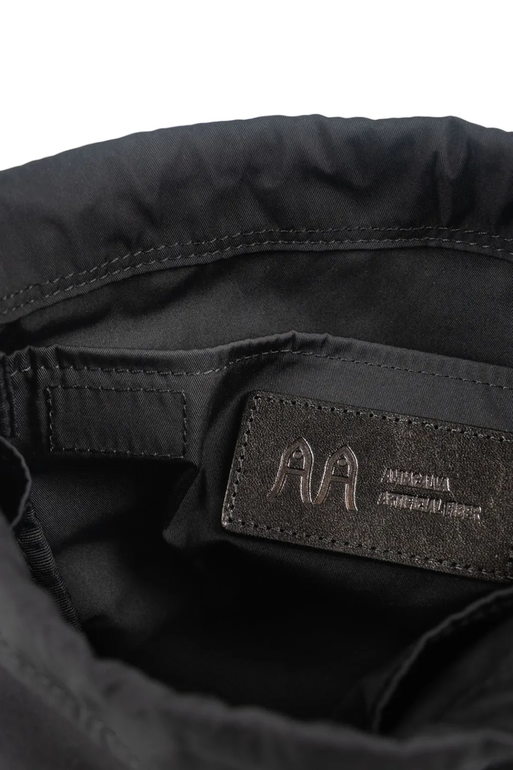 Hot amiacalva Gabardine Drawstring Bag - Black