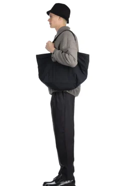 New amiacalva Gabardine Tote - Medium - Black
