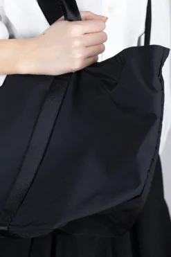 New amiacalva Gabardine Tote - Medium - Black