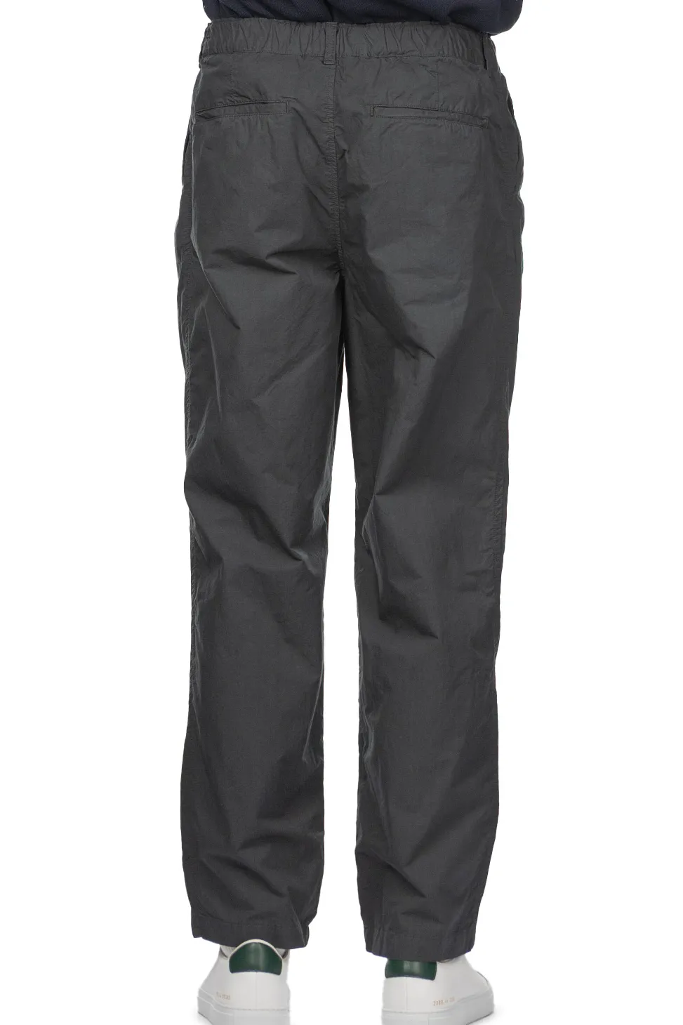 Fashion Still by Hand Garment Dye 2 Tuck Pants - Green Charcoal