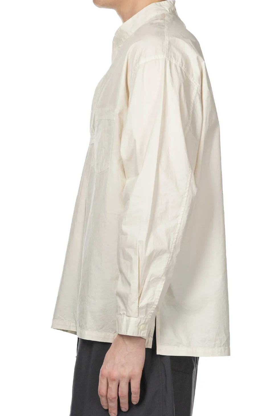 Best Still by Hand Garment Dye Over Shirt - Ecru