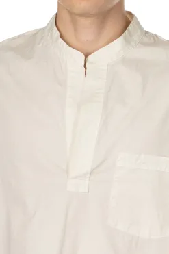 Best Still by Hand Garment Dye Over Shirt - Ecru