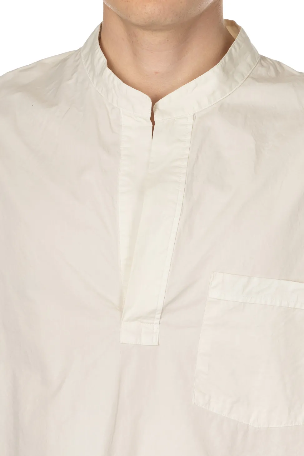 Best Still by Hand Garment Dye Over Shirt - Ecru