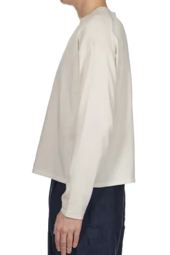 Outlet YLEVE Gas Singeing Cotton Knit Pullover - Ivory