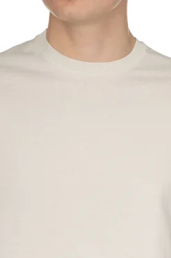 Outlet YLEVE Gas Singeing Cotton Knit Pullover - Ivory