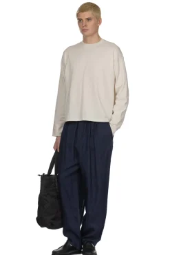 Outlet YLEVE Gas Singeing Cotton Knit Pullover - Ivory