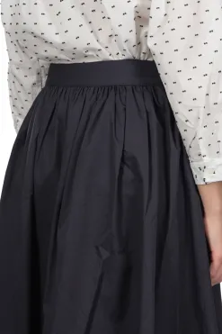 Outlet Engineered Garments Gather Skirt - Dark Navy Highcount Twill