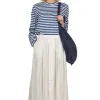 Sale Engineered Garments Gather Skirt - White Rayon Embroidery Eyelet