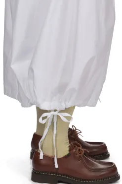 Online Engineered Garments Gather Skirt - White 100s 2 Ply Broadcloth