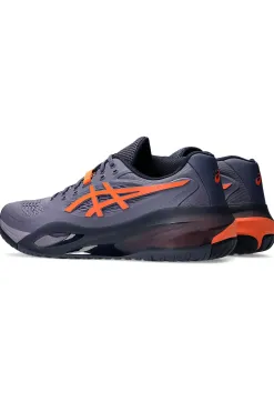 Fashion Asics Gel-Resolution X - Greyish Purple and Nova Orange