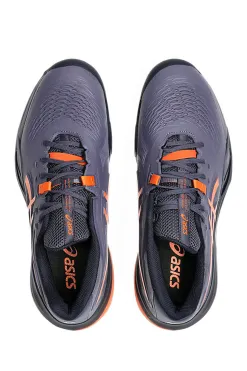Fashion Asics Gel-Resolution X - Greyish Purple and Nova Orange