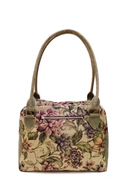 New Kapital Gobelin Flower FARGO Bag (Small) - Sandbeige
