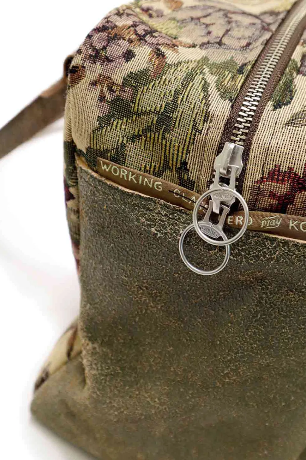 New Kapital Gobelin Flower FARGO Bag (Small) - Sandbeige