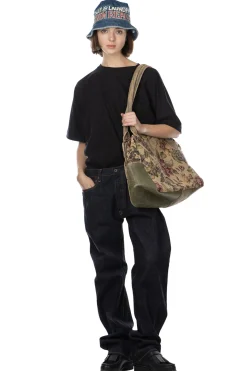 Clearance Kapital Gobelin Flower FARGO Bag (Small) - Sandbeige