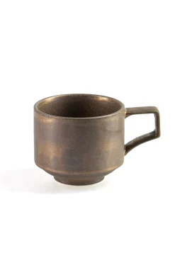 Clearance Nishitomi Pottery Gold Mud Mug