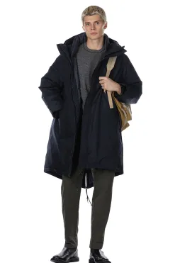 Best Nanamica GORE-TEX Long Down Coat - Navy