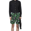 Online Junya Watanabe MAN Graphic-print Cotton Shorts
