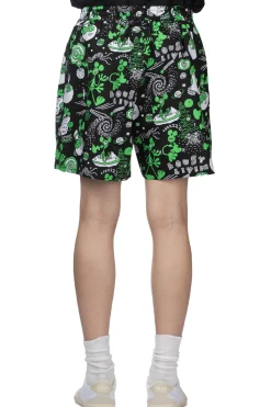 Online Junya Watanabe MAN Graphic-print Cotton Shorts