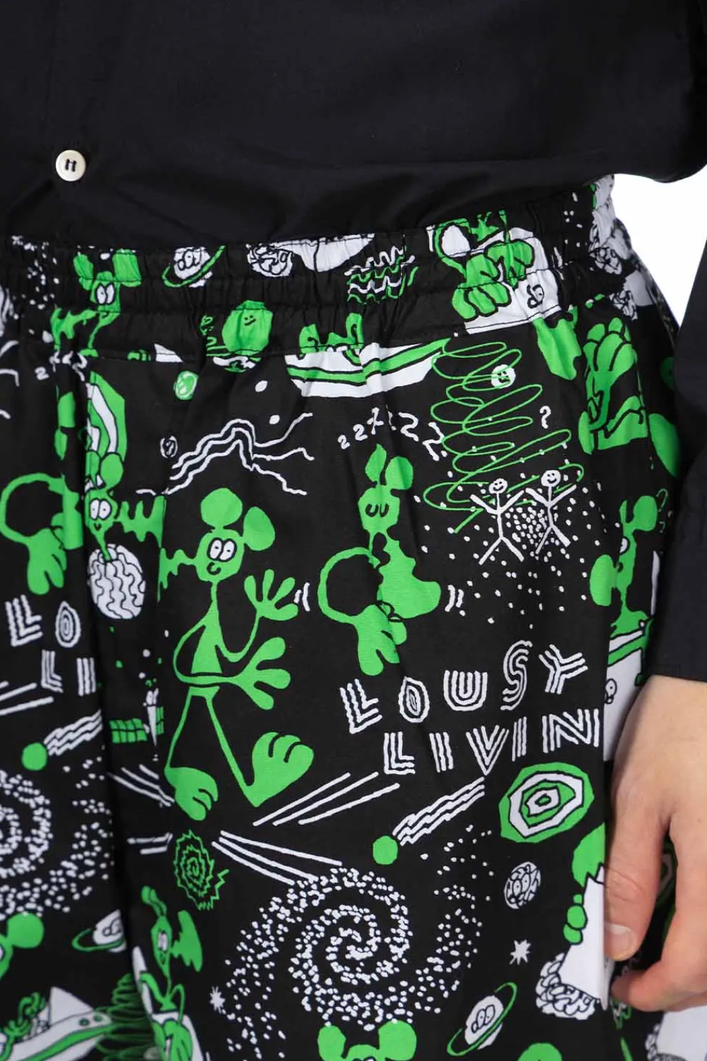 Online Junya Watanabe MAN Graphic-print Cotton Shorts
