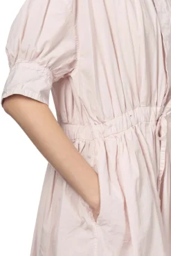 Online TOUJOURS Half Bishop Sleeve String Dress - Shell Pink