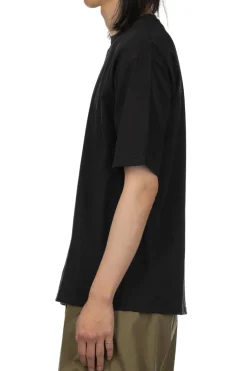 Sale Manual Alphabet Half Sleeve Eco Tee - Black