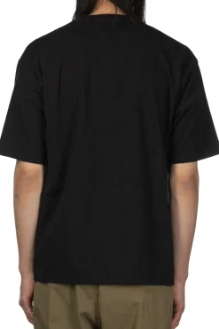 Sale Manual Alphabet Half Sleeve Eco Tee - Black