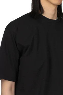 Sale Manual Alphabet Half Sleeve Eco Tee - Black