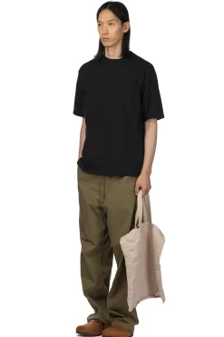 Sale Manual Alphabet Half Sleeve Eco Tee - Black