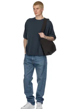 Best Still by Hand Half Sleeve Knit T-Shirt - Dusty Blue
