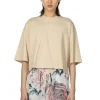 Online Manon Half Sleeve Tee - Beige