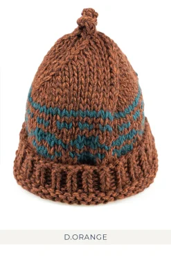 Fashion Decho HAND KNIT CAP in 3 Color Choices