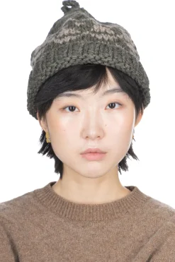 Fashion Decho HAND KNIT CAP in 3 Color Choices