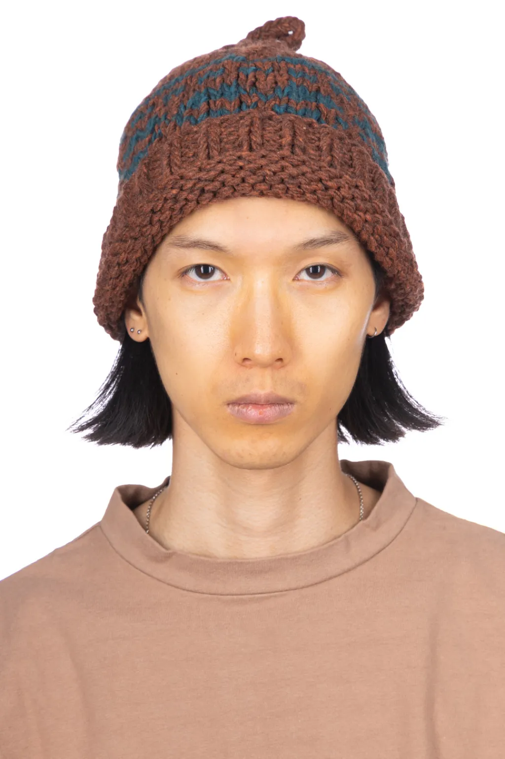 Best Decho HAND KNIT CAP in 3 Color Choices