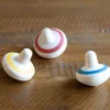 Fashion Kumamoto Wood Works Hand Spinning Top in 3 Colour Choices