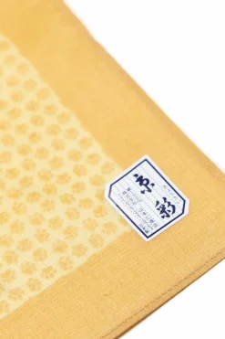 New Mino Washi Handkerchief - 47.5 x 47.5cm - Cat's Curved Fan - 3 Colors