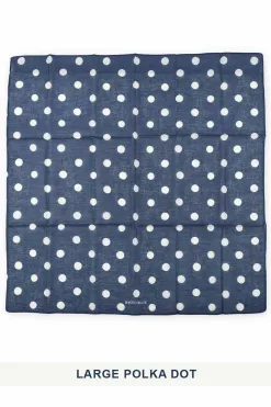 Clearance Mino Washi Handkerchief - 52 x 52cm - Kyoto Blue - 3 Choices