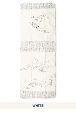 Clearance Mino Washi Handkerchief - 32 x 89cm - W Gauze Tenugui - 2 Choices