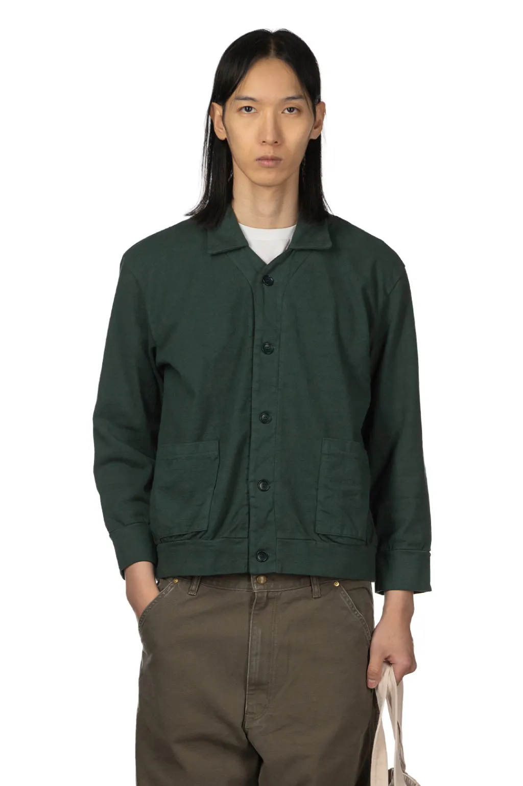 Online Tigre Brocante Hard Jersey Old School Skipper Cardigan - Green