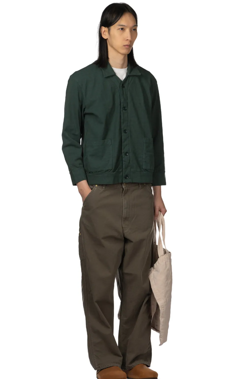 Online Tigre Brocante Hard Jersey Old School Skipper Cardigan - Green
