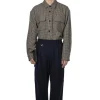 Fashion SOPHNET Hard Melton 1 Tuck Tapered Cargo Pants - Navy