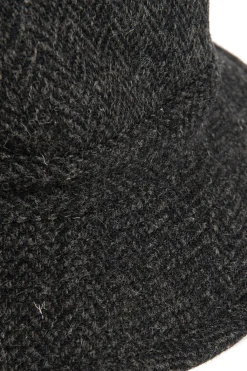 Discount OrSlow Harris Tweed Hat - Black
