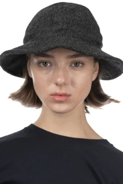 Discount OrSlow Harris Tweed Hat - Black