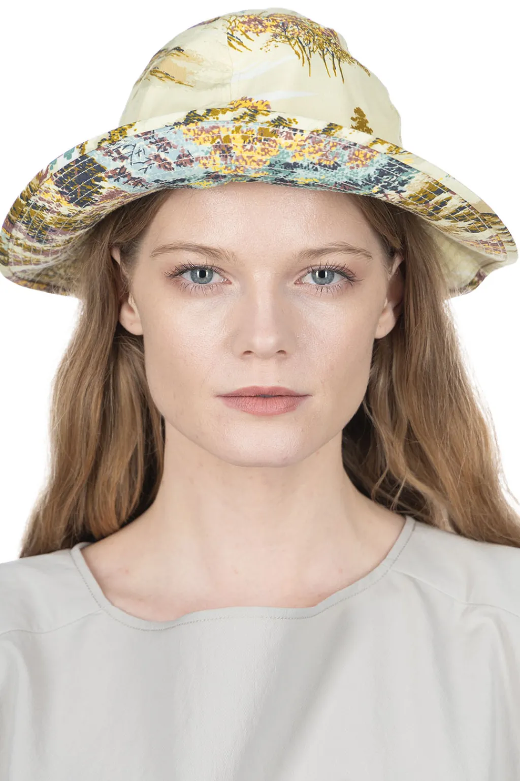 Hot OrSlow Hawaiian Metro Hat - Yellow