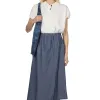 Fashion nicholson & nicholson HEART-DENIM Skirt - Blue