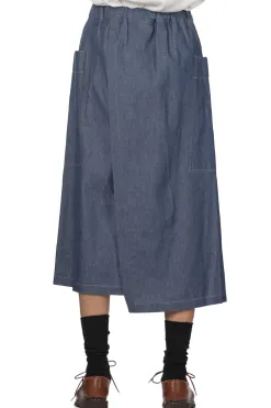 Fashion nicholson & nicholson HEART-DENIM Skirt - Blue