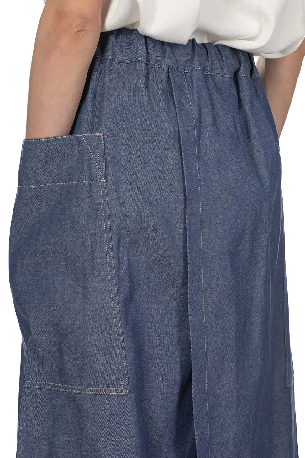 Fashion nicholson & nicholson HEART-DENIM Skirt - Blue