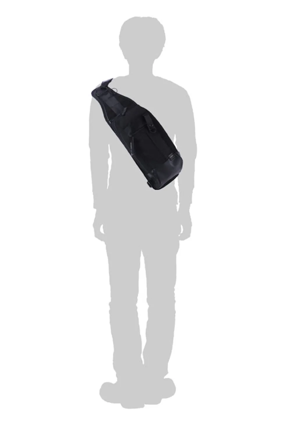 Outlet Porter Yoshida Heat - Sling Shoulder Bag - Black