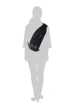 Outlet Porter Yoshida Heat - Sling Shoulder Bag - Black